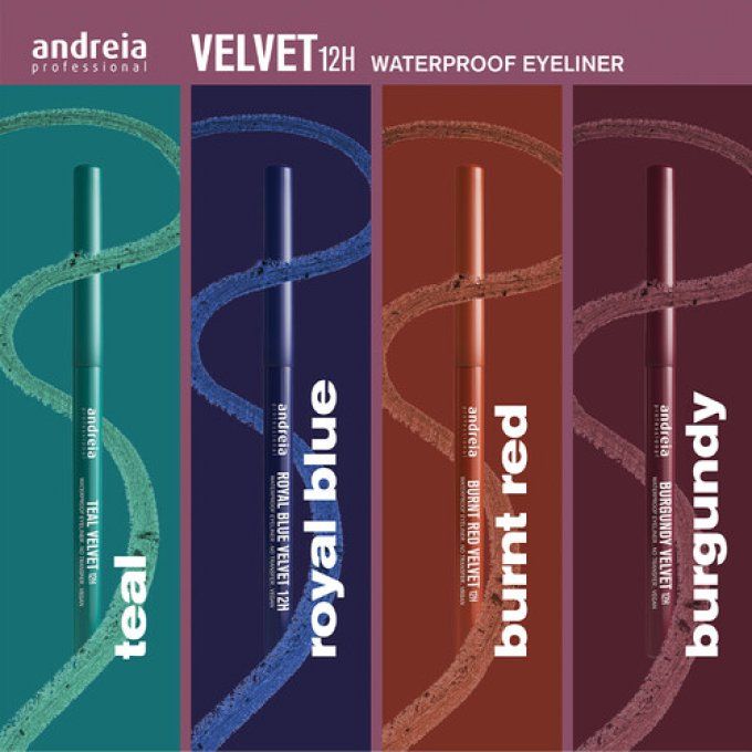 Burnt Red Velvet 12H - Waterproof Eyeliner - Andreia