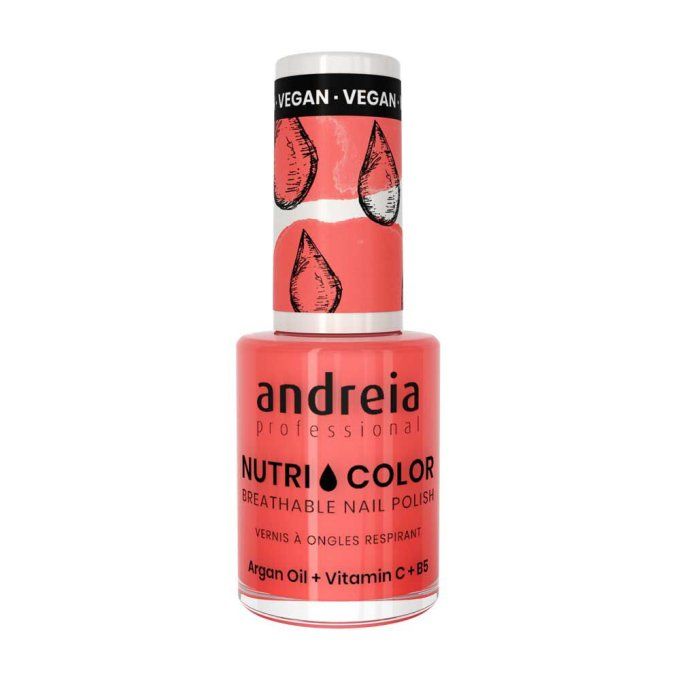 Andreia Professional Nutri Color Vernis à ongles - NC 15 Corail 10.5ml