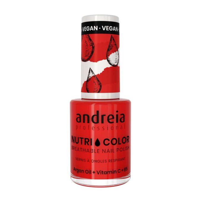 Andreia Professional Nutri Color Vernis à ongles - NC 17 Rouge Vif 10.5ml